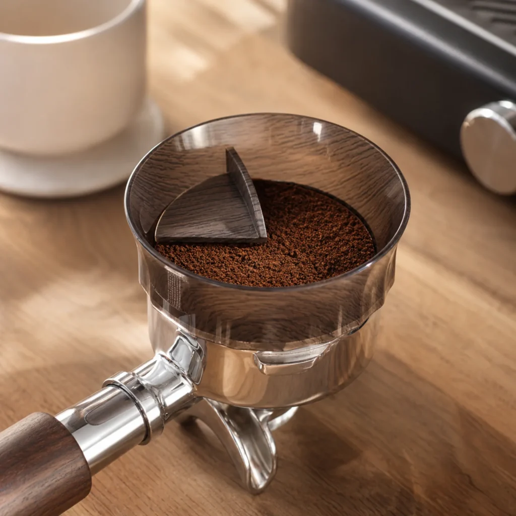 Bincoo Magnetic Espresso Distributor Funnel for 51 mm and 58 mm Portafilters