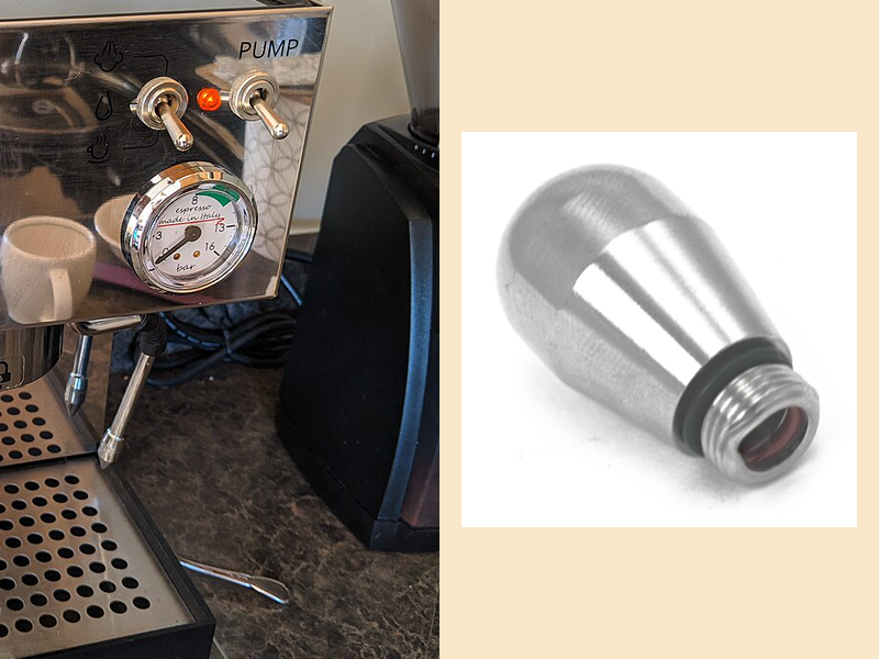 Lelit Anna steam wand and multi-hole tip