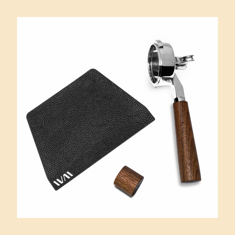 Walnut side panel set for Gaggia Classic Pro