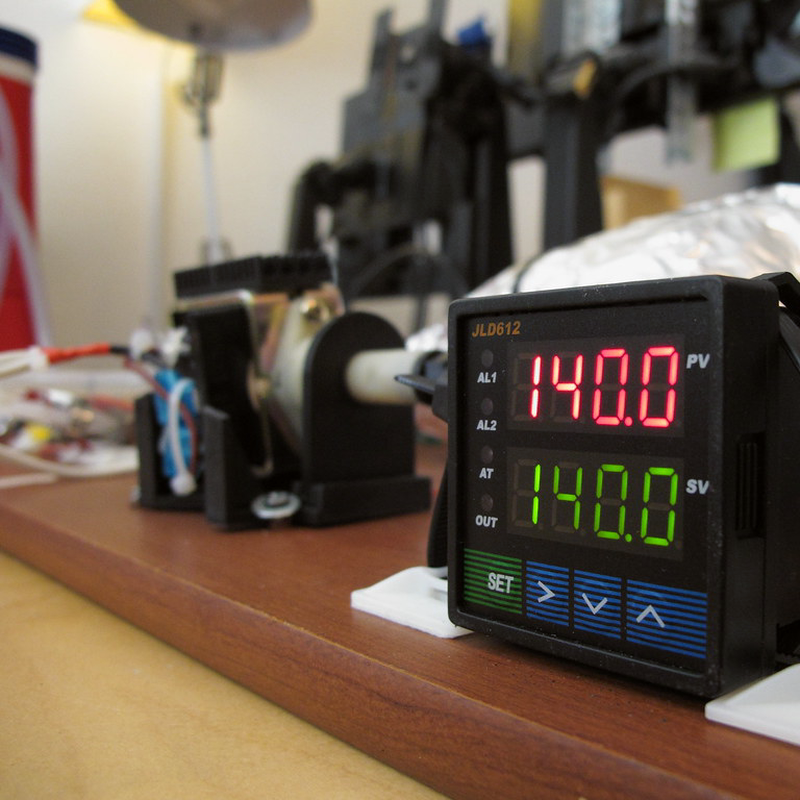 PID temperature controller on an electronics bench