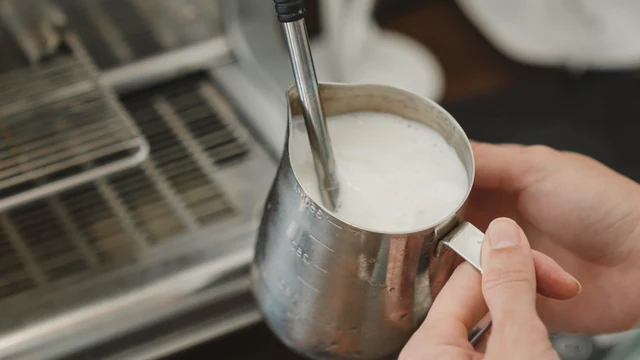 Steaming milk to create microfoam