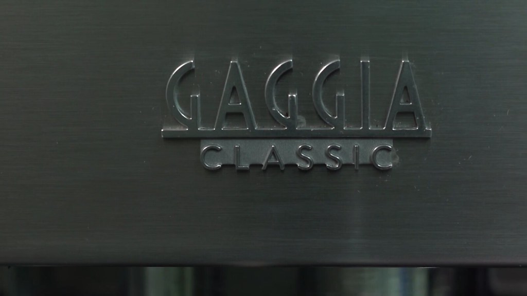 Older Gaggia Classic generation used as a model-identification reference