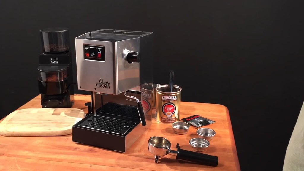 Gaggia Classic exterior used as return-to-service context after a complete fresh-water rinse