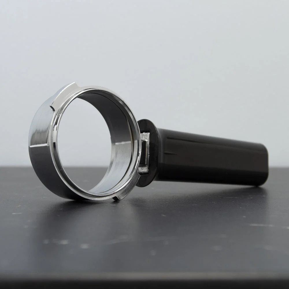 Gaggia bottomless portafilter with black handle