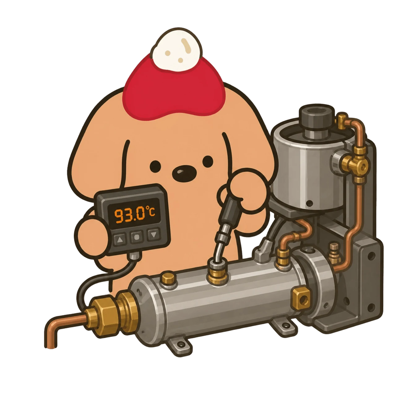 PID controller still — this SKU is Gaggia, not a universal espresso clock